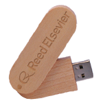 Wooden Twister USB Drive 