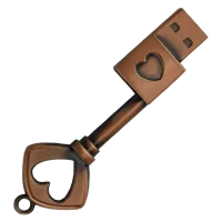 Bronze Vintage Key USB Stick