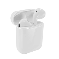 Logo Branded Airpods White