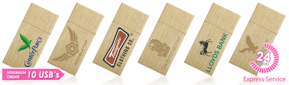 Wooden Block USB Memory Flash Drive