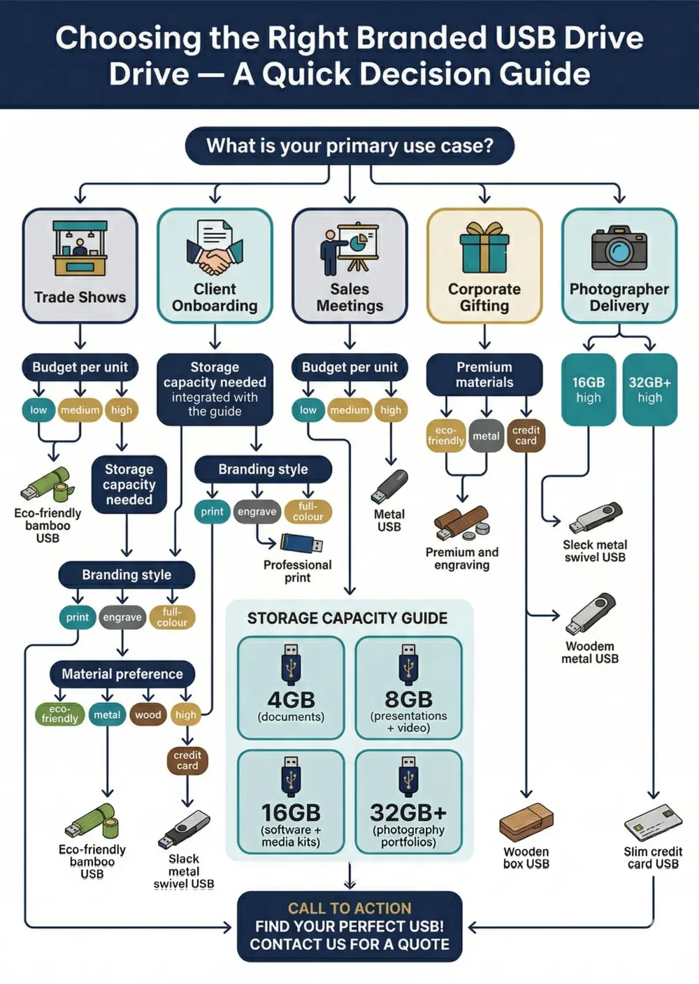 Choosing the Right Branded USB Drive A Quick Decision Guide