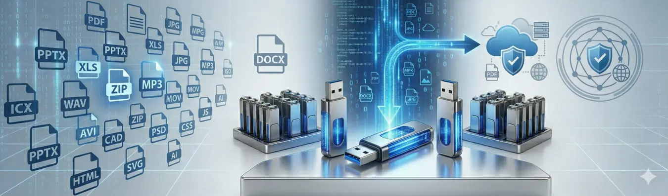 Pre-Loaded USB Data Transfer