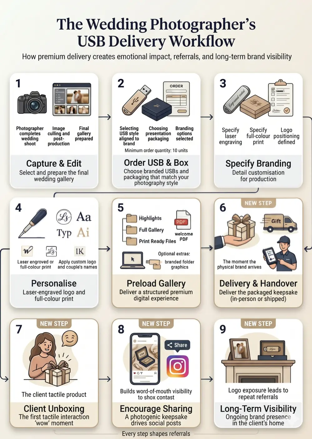 The Wedding Photographer's USB Delivery Workflow